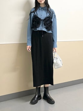 アソートキノウシャツLS 149215を使った人気ファッション