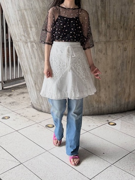 ゆーかっちさん(レディース・172cm)の夏コーディネート