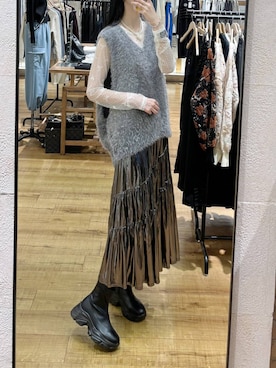 ゆーかっちさん（レディース・172cm）の秋コーディネート