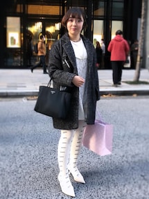 シモーネロシャ　ヘアピン Simone Rochaのヘアピンを使った人気ファッションコーディネート