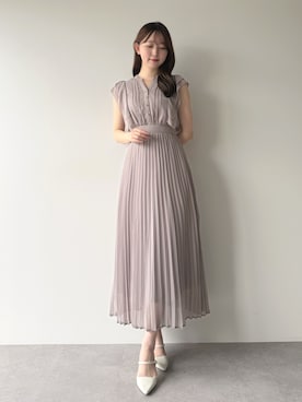 明石真由美さん（レディース・161cm）の春コーディネート