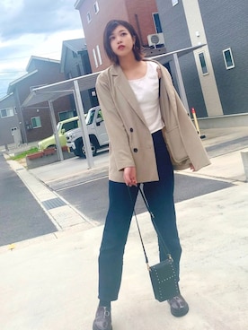 𝕪𝕦𝕟𝕒さん（レディース・165cm）の秋コーディネート