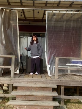 スウェットを使った グランピング の人気ファッションコーディネート Wear