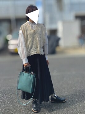 「C.ali（カリ）のアイテム」を使った、みんさん（レディース・158cm）の秋コーディネート