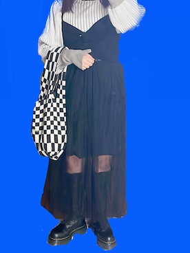 「LASTFRAME（ラストフレーム）のアイテム」を使った、ദ്ദി^._.^)さん（レディース・153cm）の春コーディネート