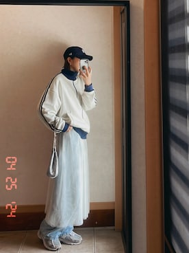「LAKOLE（ラコレ）のアイテム（ジャケット/アウター）」を使った、OTOMACHUさん（レディース・165cm）の春コーディネート