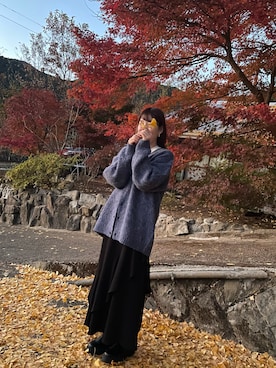 「ニット/セーター」｜carenさん（レディース・168cm）の冬コーディネート