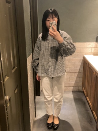 めさん専用 UNIQLO スリムボーイフレンドフィットアンクルジーンズ（股下65