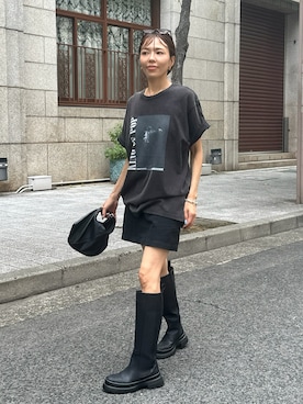 「アイテム（ブーツ）」を使った、maiさん（レディース・165cm）の夏コーディネート