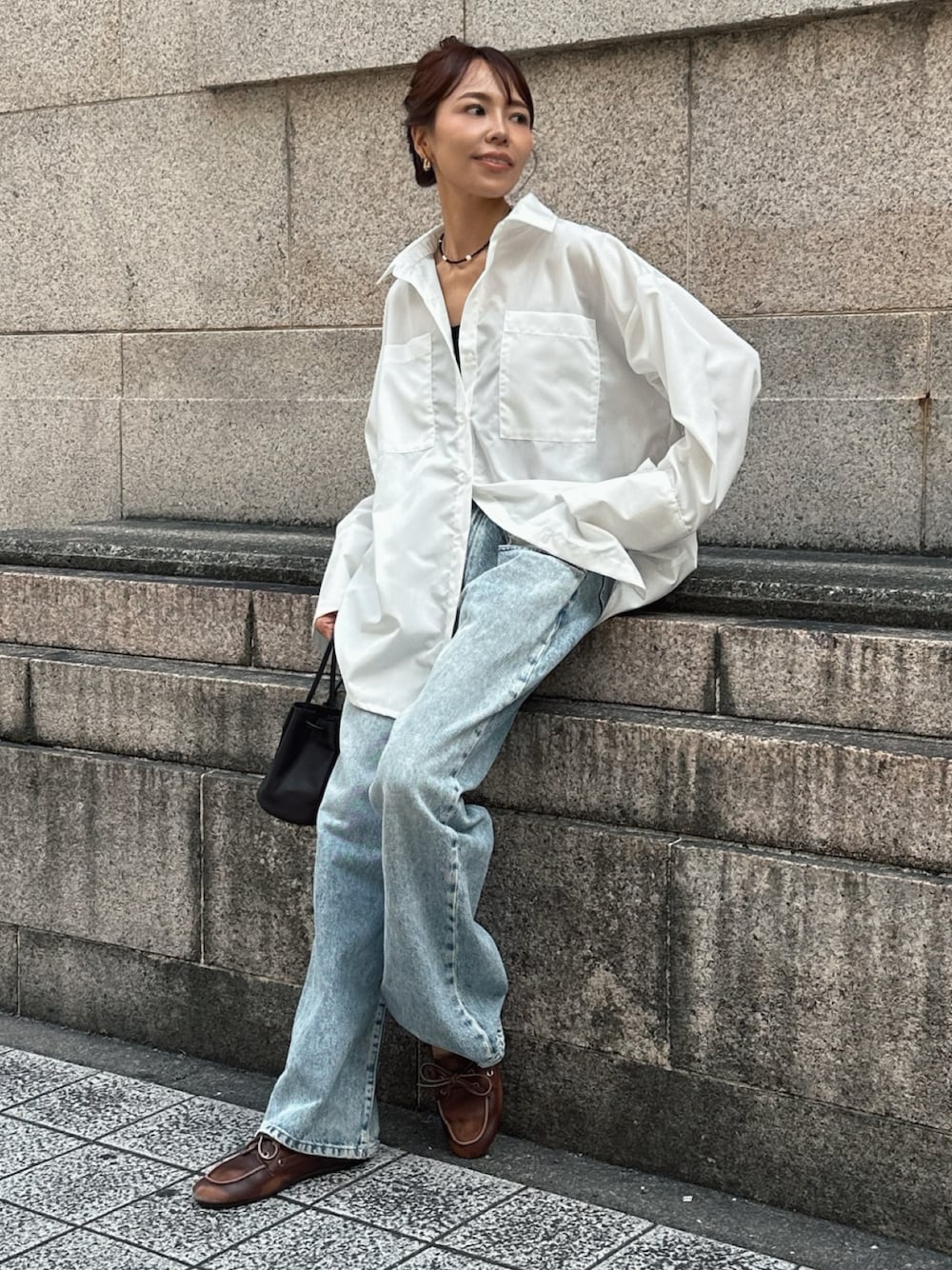miu miuのモカシン/デッキシューズを使った人気ファッション