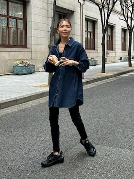 「ulu（ウル）のアイテム」を使った、maiさん（レディース・165cm）の春コーディネート