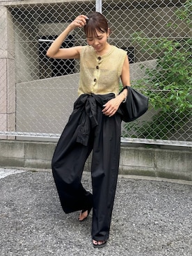 「アイテム（オールインワン・サロペット）」を使った、maiさん（骨格ナチュラル・レディース・165cm）の夏コーディネート