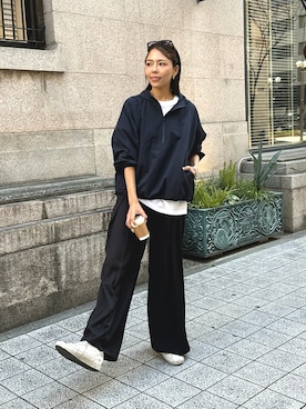 「ulu（ウル）のアイテム」を使った、maiさん（レディース・165cm）の春コーディネート