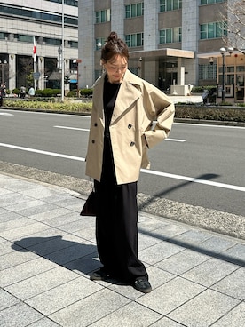 「ulu（ウル）のアイテム」を使った、maiさん（レディース・165cm）の春コーディネート