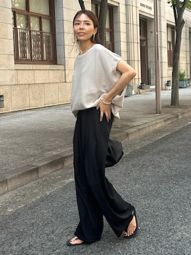 maiさん（骨格ナチュラル・レディース・165cm）の夏コーディネート