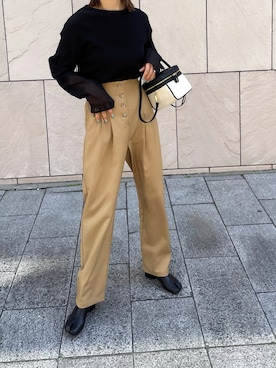 「Maison Margiela（メゾンマルジェラ）のMaison Margiela ‘TABI’(タビ)ブーツ（ブーツ）」を使った、maiさん（レディース・165cm）の冬コーディネート