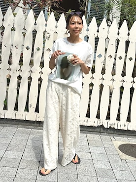 「ulu（ウル）のアイテム」を使った、maiさん（レディース・165cm）の春コーディネート