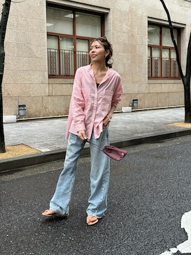 「ulu（ウル）のアイテム」を使った、maiさん（レディース・165cm）の春コーディネート