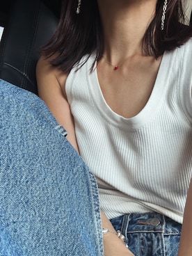 「Levi's（リーバイス）のアイテム」を使った、maiさん（レディース・165cm）の夏コーディネート
