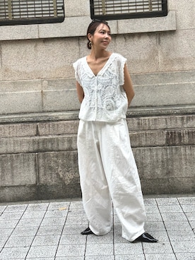 「ulu（ウル）のアイテム」を使った、maiさん（レディース・156cm）の夏コーディネート