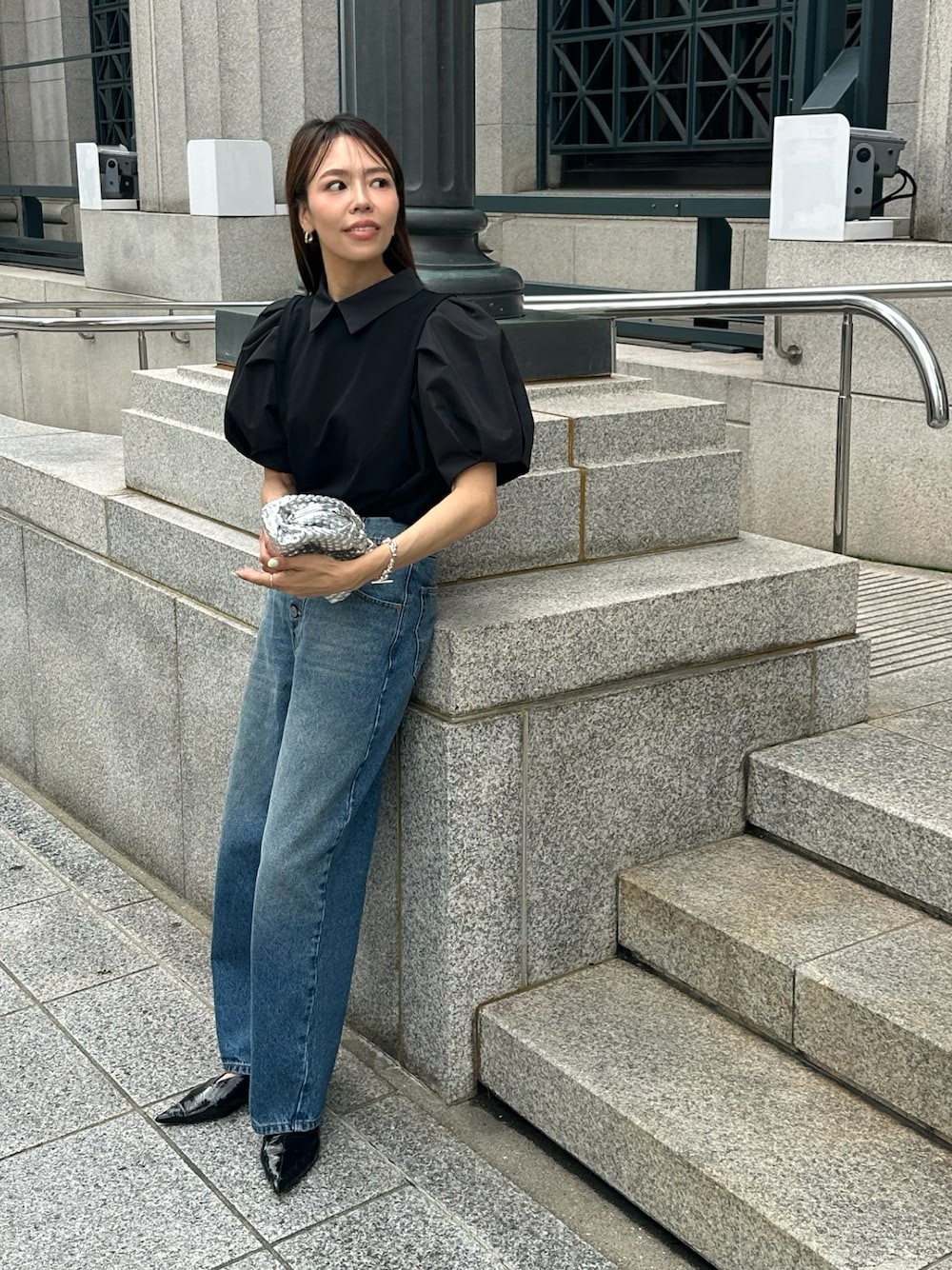 mai|MM6 Maison Margielaのデニムパンツを使ったコーディネート mai|MM6 Maison Margielaのデニムパンツを使ったコーディネート
