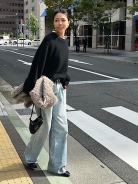 「アイテム（ブーツ）」を使った、maiさん（レディース・165cm）の秋コーディネート