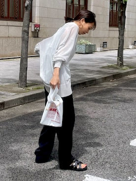 「GOOD GRIEF（グッドグリーフ）のアイテム」を使った、maiさん（レディース・165cm）の春コーディネート