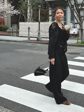 「ulu（ウル）のアイテム」を使った、maiさん（レディース・165cm）の春コーディネート