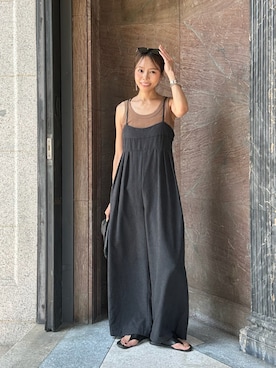 「ulu（ウル）のアイテム」を使った、maiさん（レディース・165cm）の夏コーディネート