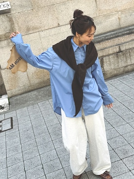 「ulu（ウル）のアイテム」を使った、maiさん（レディース・165cm）の春コーディネート