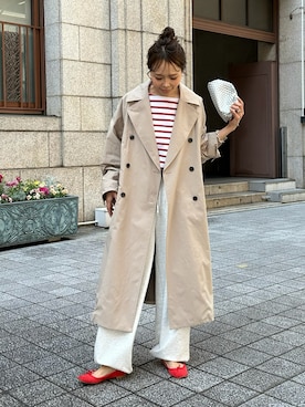 「ulu（ウル）のアイテム」を使った、maiさん（レディース・165cm）の春コーディネート