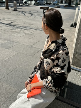 「ulu（ウル）のアイテム」を使った、maiさん（レディース・165cm）の春コーディネート