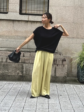 「ulu（ウル）のアイテム」を使った、maiさん（レディース・156cm）の夏コーディネート