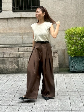 maiさん（骨格ナチュラル・レディース・165cm）の夏コーディネート