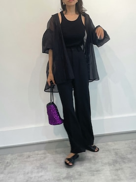 「TATRAS CONCEPT STORE（タトラスコンセプトストア）のアイテム（サンダル）」を使った、maiさん（レディース・165cm）の夏コーディネート