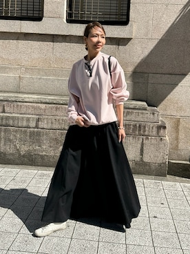 「ulu（ウル）のアイテム」を使った、maiさん（レディース・165cm）の春コーディネート