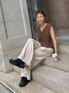 maiさん（骨格ナチュラル・レディース・165cm）の夏コーディネート