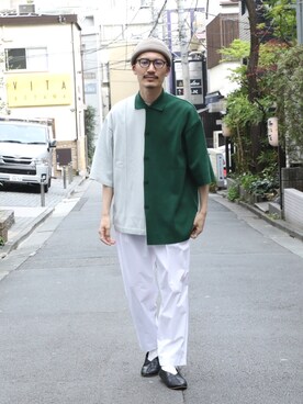 「unitedtokyo」｜Yamamotoさん（メンズ・169cm）の春コーディネート