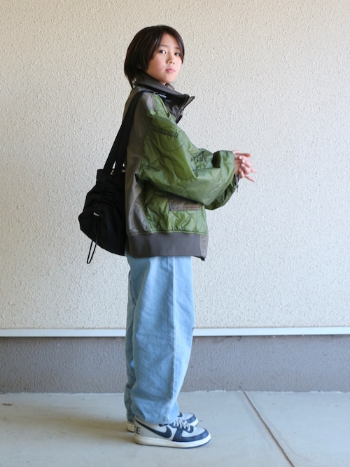 etsinta/エシンタ】リメイクスタンドカラーZIPブルゾンを使った人気