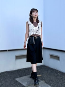 「ete（エテ）のアイテム」を使った、kaoさん（レディース・160cm）の夏コーディネート