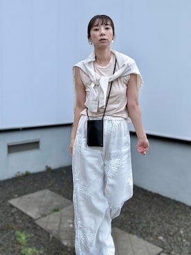 「ete（エテ）のアイテム」を使った、kaoさん（レディース・160cm）の夏コーディネート