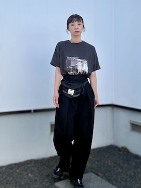 「select MOCA by son（セレクトモカバイソン）のアイテム」を使った、kaoさん（レディース・160cm）の夏コーディネート