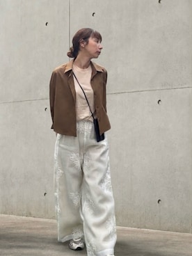 「ASICS（アシックス）のアイテム」を使った、kaoさん（レディース・160cm）の春コーディネート