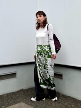 「ASICS（アシックス）のアイテム」を使った、kaoさん（レディース・160cm）の秋コーディネート