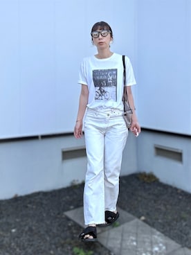 「no brand（ノーブランド）のアイテム」を使った、kaoさん（レディース・160cm）の夏コーディネート