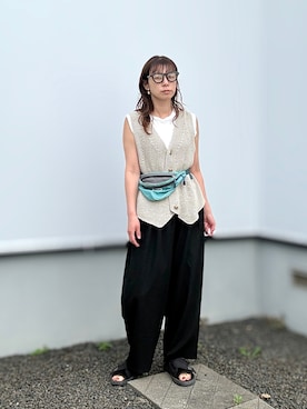 「no brand（ノーブランド）のアイテム」を使った、kaoさん（レディース・160cm）の夏コーディネート