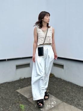 「ete（エテ）のアイテム」を使った、kaoさん（レディース・160cm）の夏コーディネート