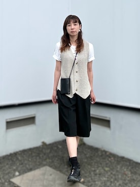 「SLOBE IENA（スローブイエナ）のアイテム」を使った、kaoさん（レディース・160cm）の夏コーディネート