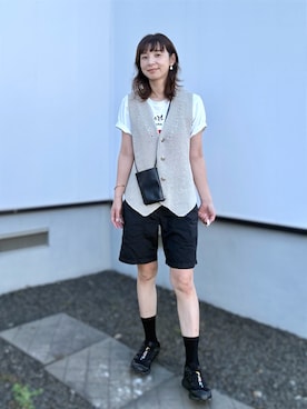 「ete（エテ）のアイテム」を使った、kaoさん（レディース・160cm）の夏コーディネート