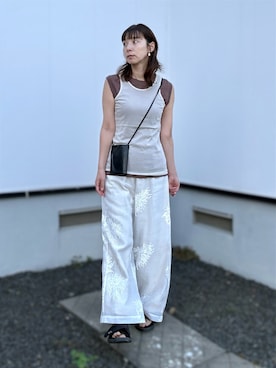 「ete（エテ）のアイテム」を使った、kaoさん（レディース・160cm）の夏コーディネート